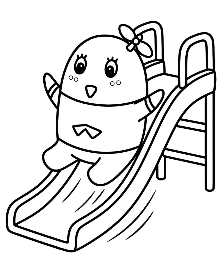 画像 ふなっしー 簡単 ぬりえ