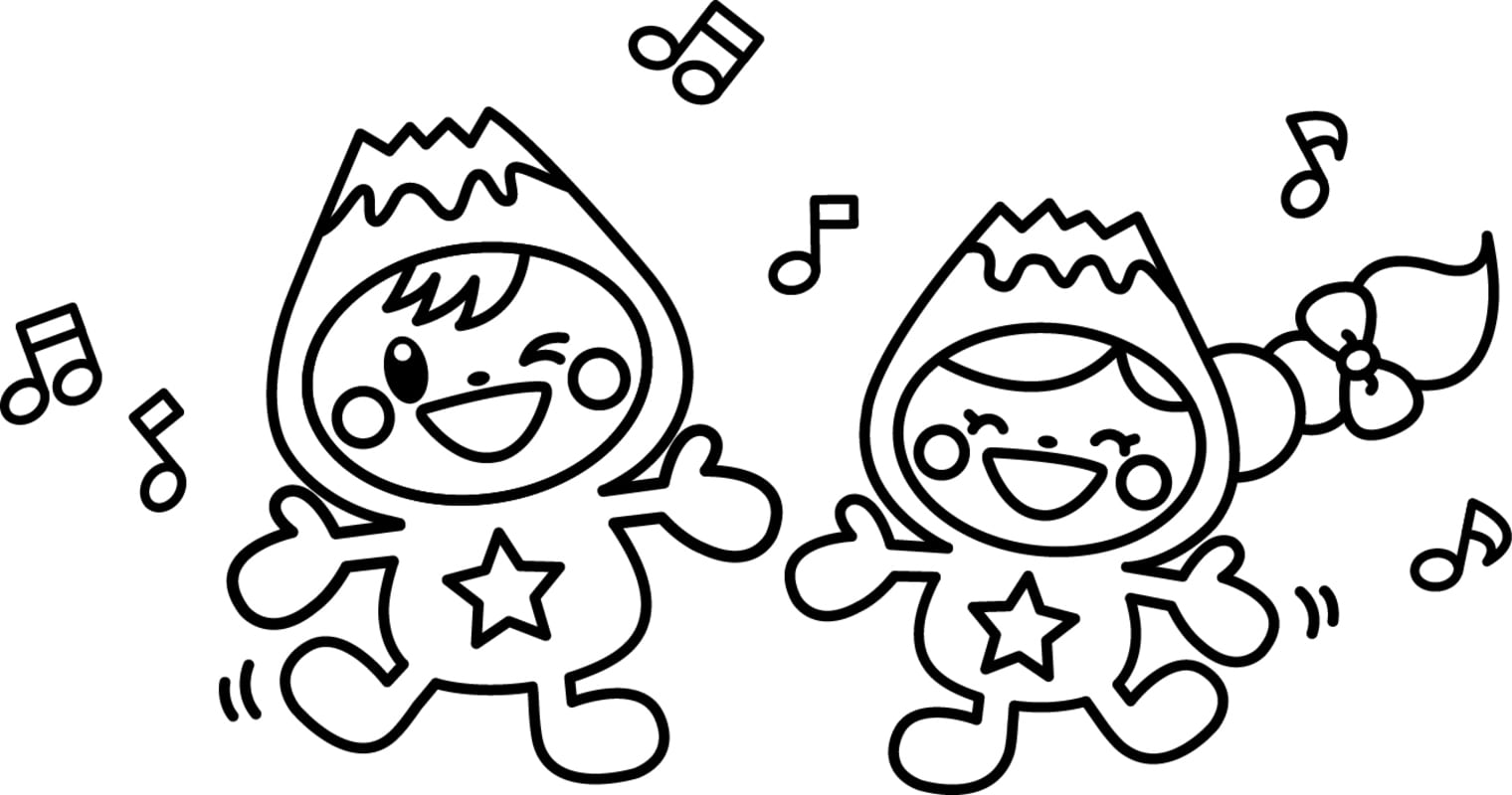 画像 ふじっぴー 印刷可能 ぬりえ