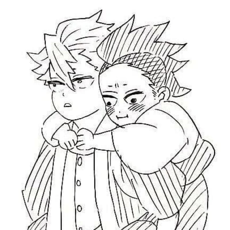 画像 不死川玄弥 基本的な ぬりえ