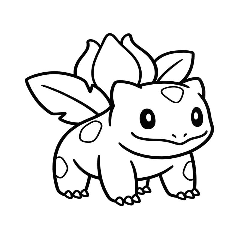 画像 フシギソウ 印刷 ぬりえ