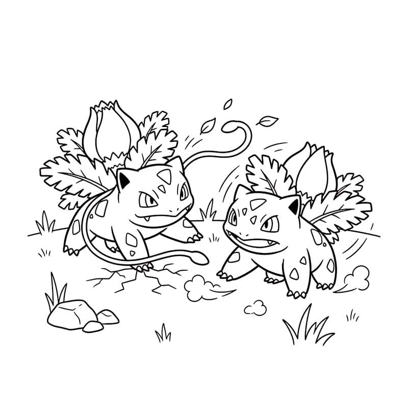 画像 フシギソウ 簡単 ぬりえ