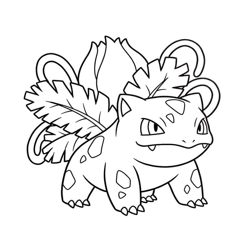 画像 フシギソウ 基本的な ぬりえ