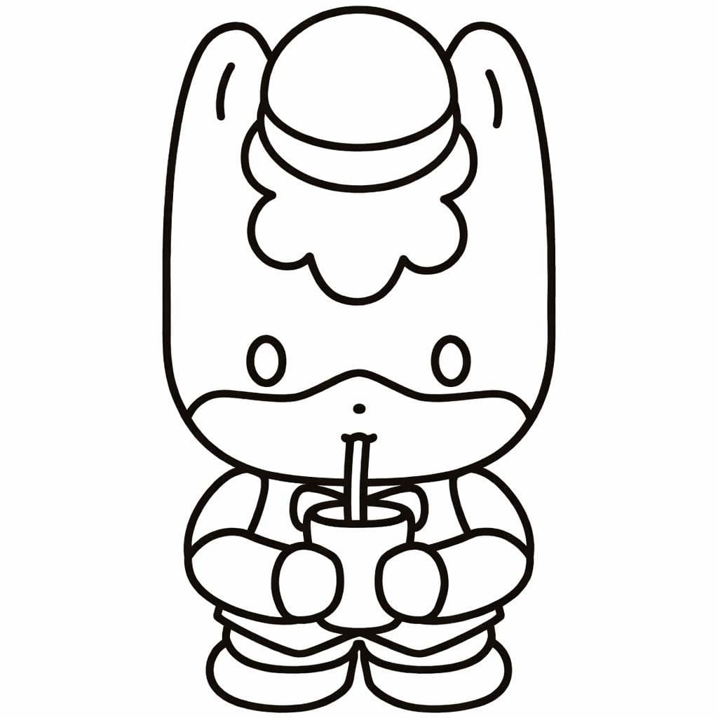 画像 ぐんまちゃん 単純 ぬりえ