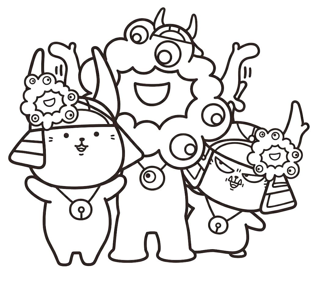 画像 ひこにゃん 簡単 ぬりえ