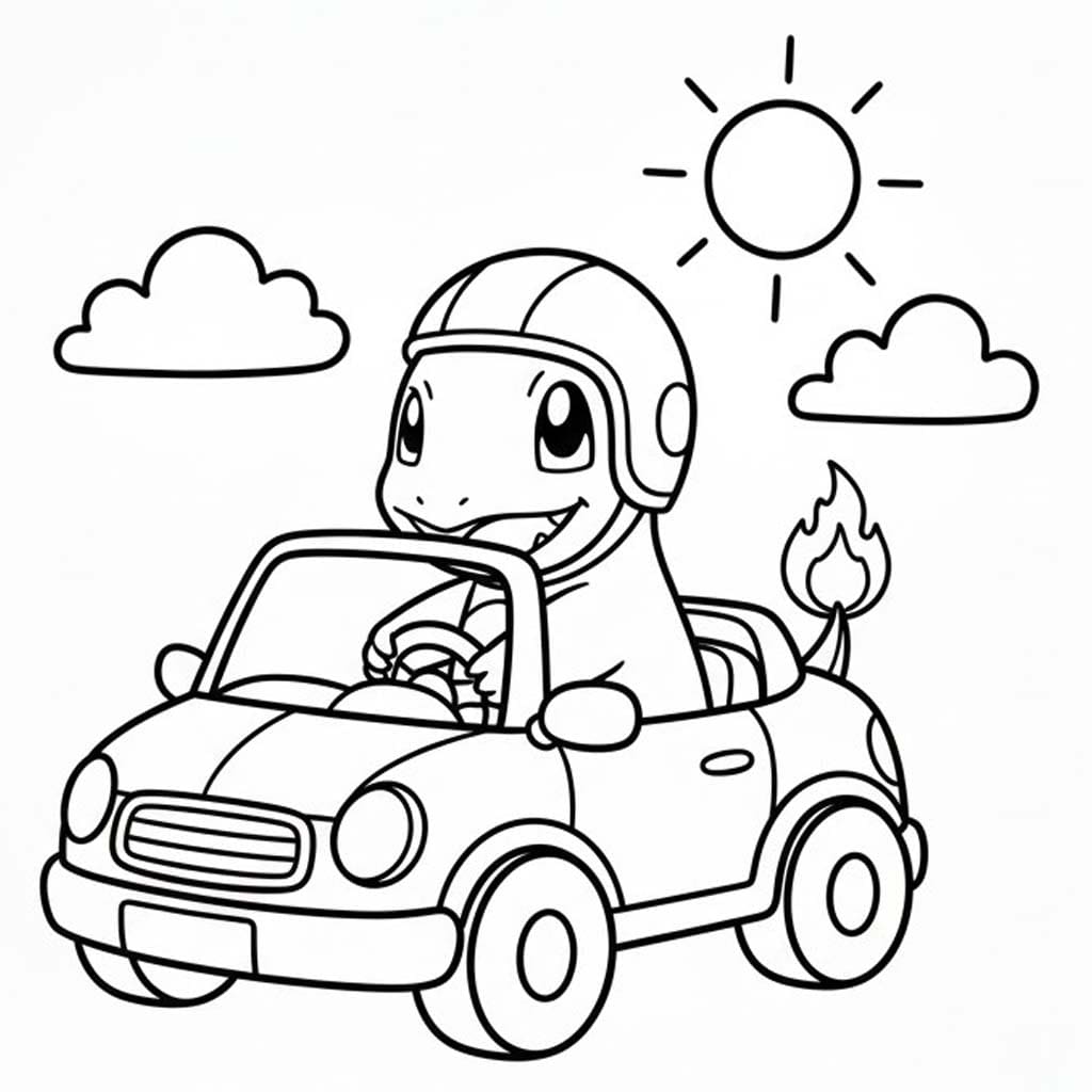 画像 ヒトカゲ 無料で ぬりえ