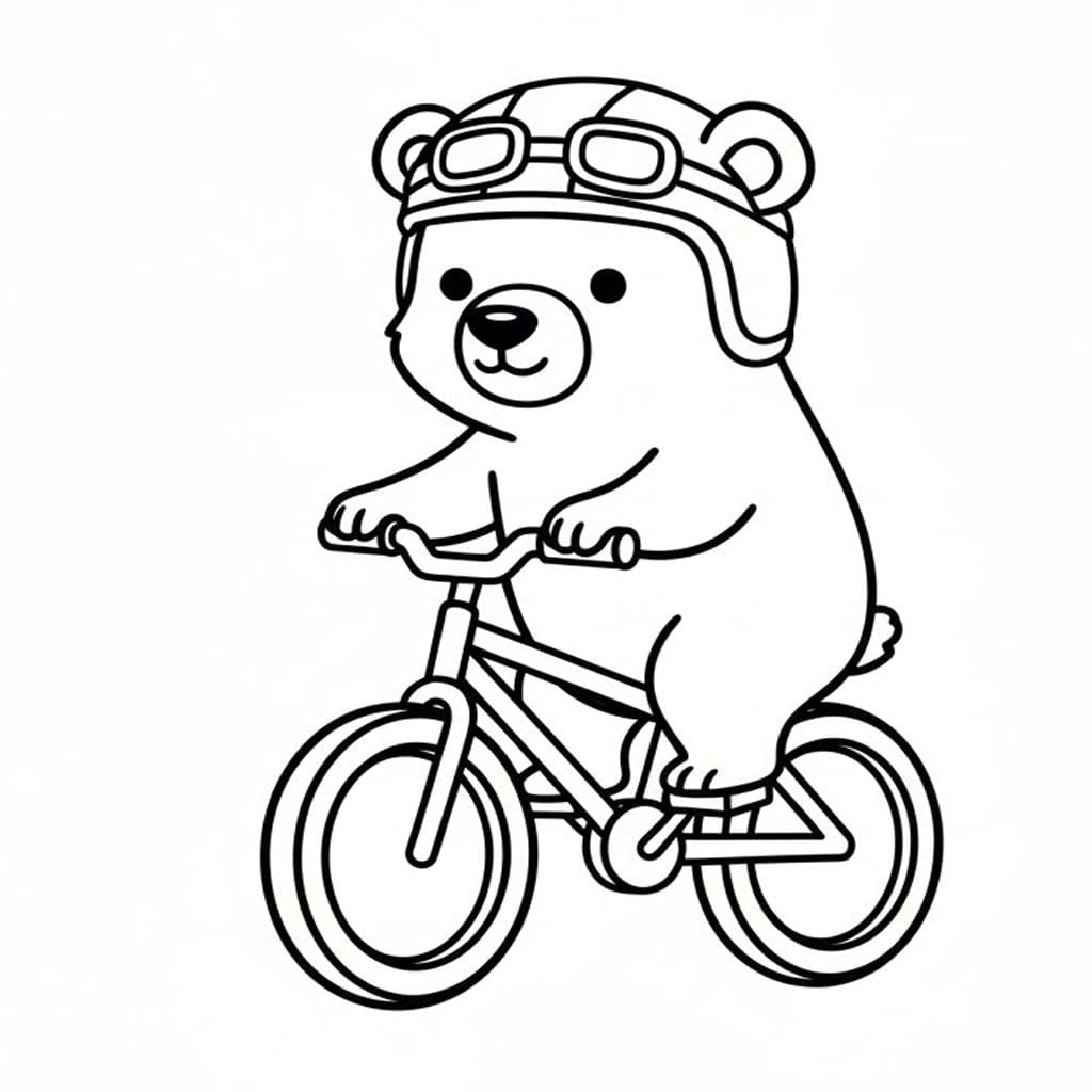 画像 ホッキョクグマ ぬりえ