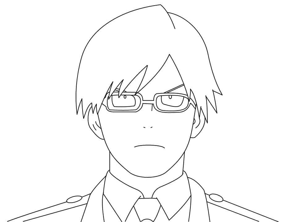 飯田天哉 (いいだてんや) ぬりえ ぬりえ