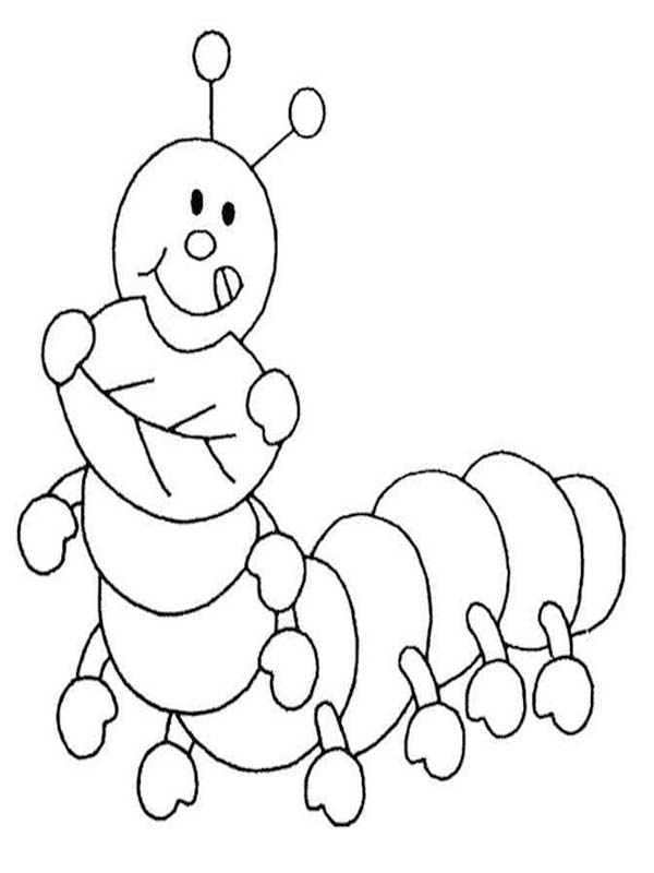 画像 イモムシ 印刷 ぬりえ