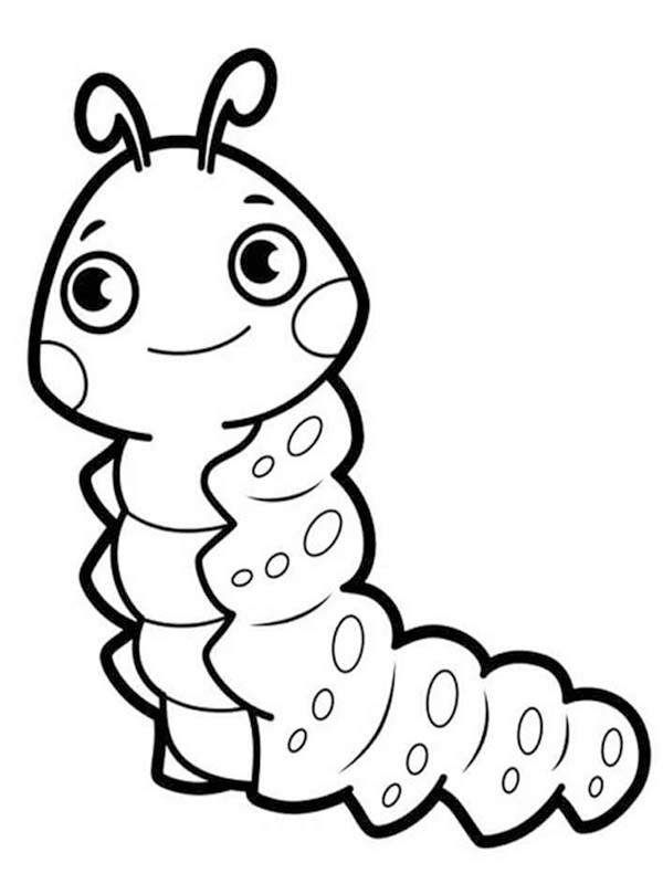 画像 イモムシ 無料で印刷可能 ぬりえ