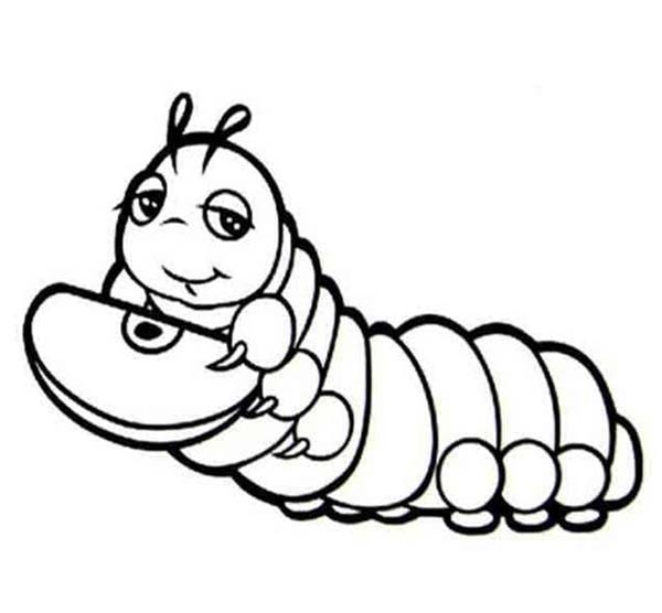 画像 イモムシ 無料 ぬりえ