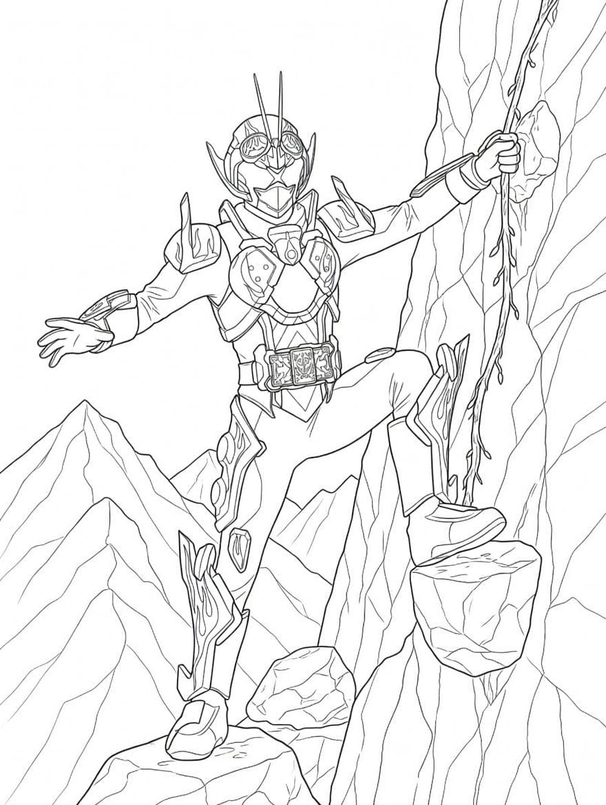 画像 仮面ライダーガッチャード 印刷 ぬりえ