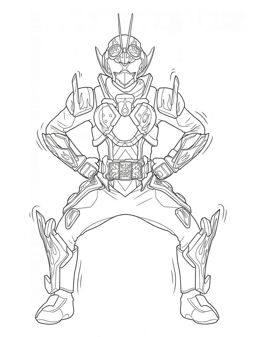 画像 仮面ライダーガッチャード 簡単 ぬりえ