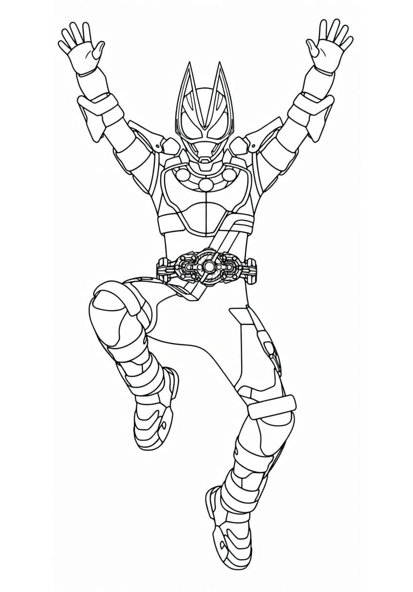 画像 仮面ライダーギーツ 無料で ぬりえ