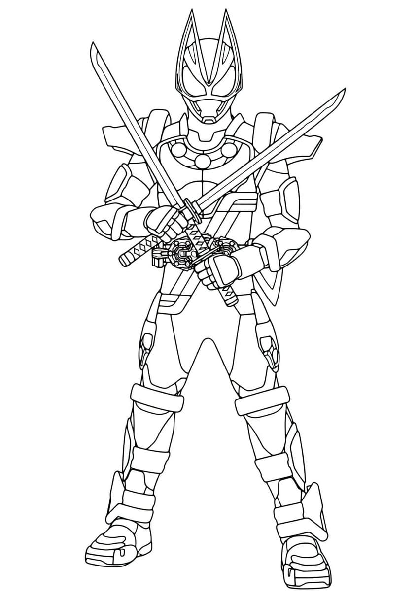 画像 仮面ライダーギーツ 無料 ぬりえ