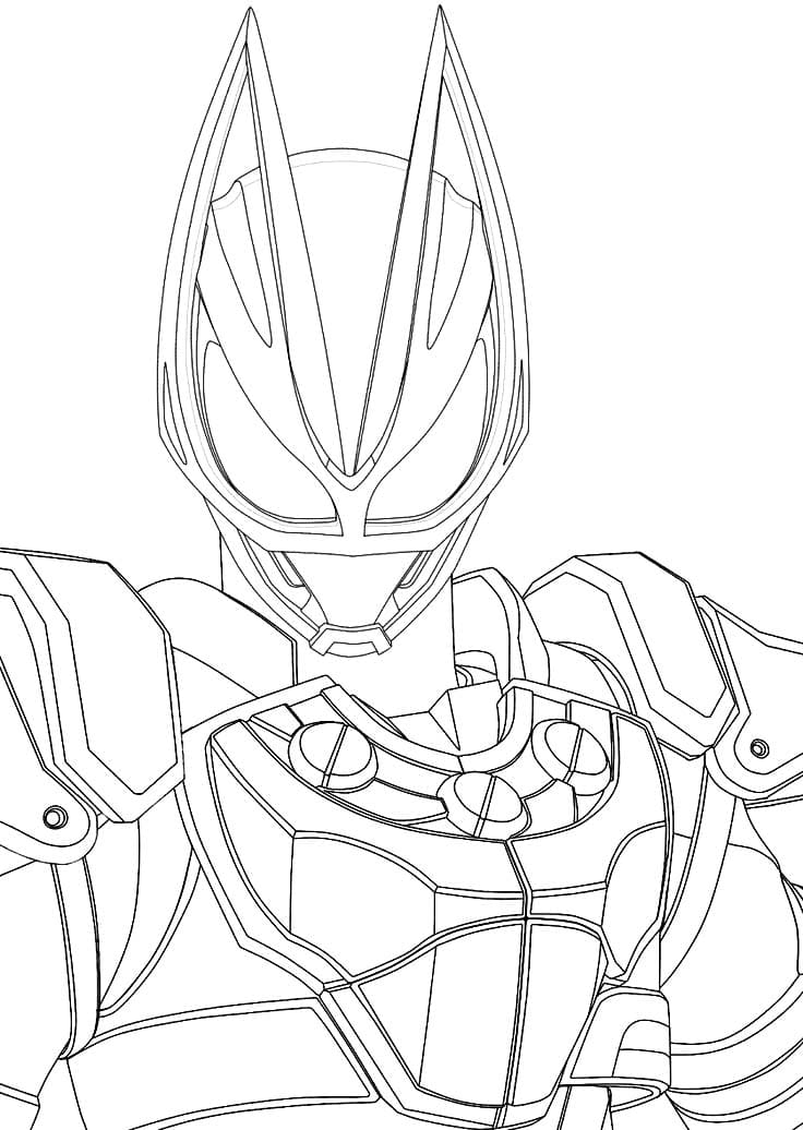 仮面ライダーギーツ ぬりえ ぬりえ