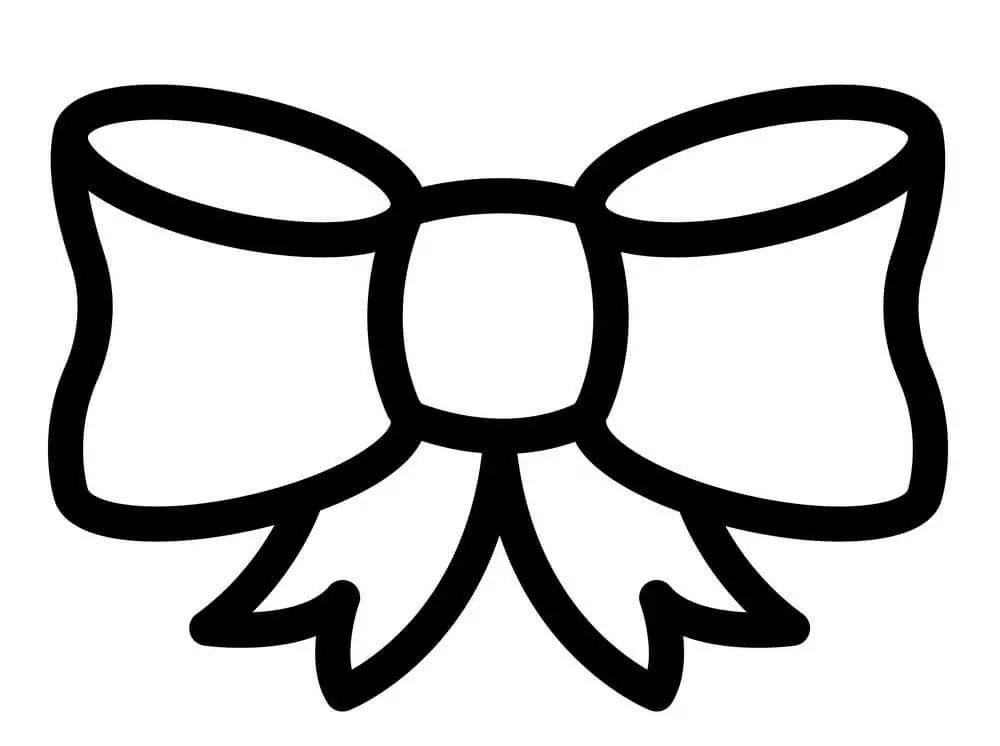 画像 髪の弓 無料で ぬりえ