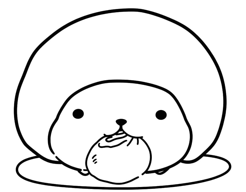 画像 カピバラさん 簡単 ぬりえ