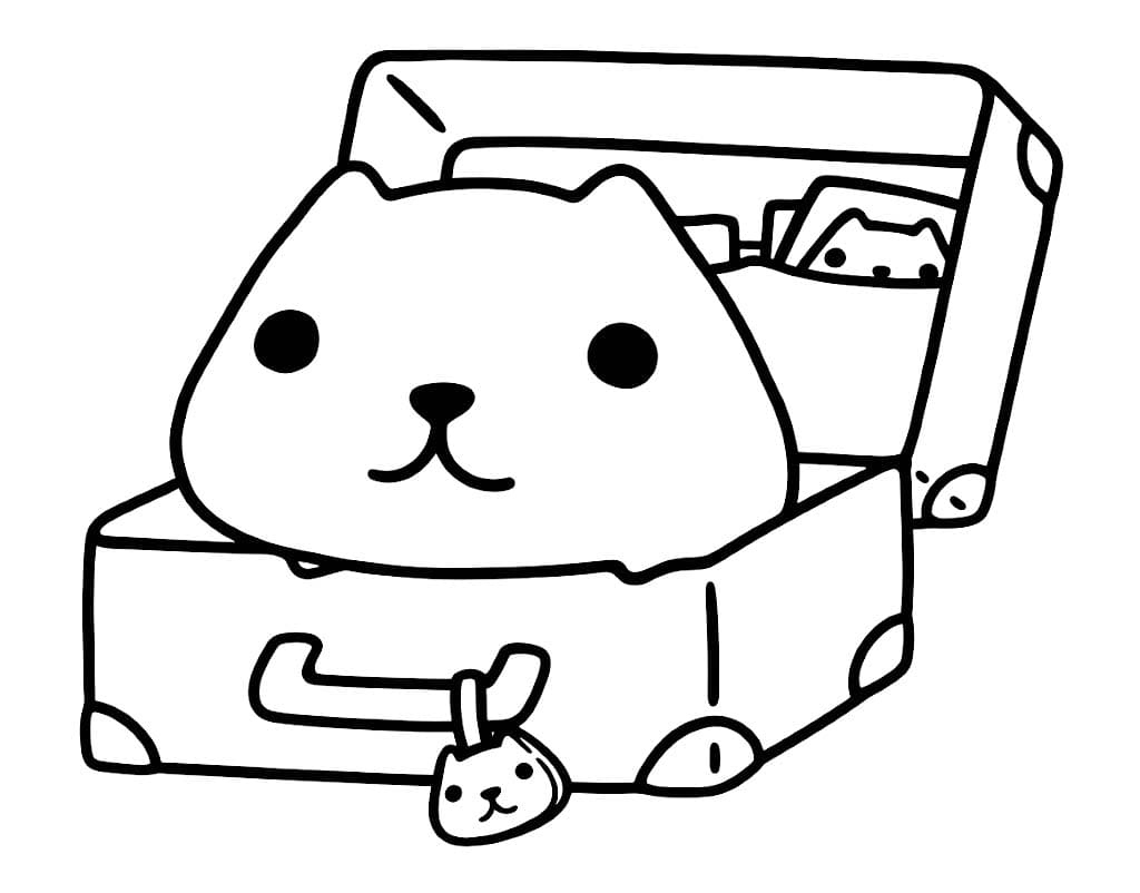 画像 カピバラさん 無料で印刷可能 ぬりえ