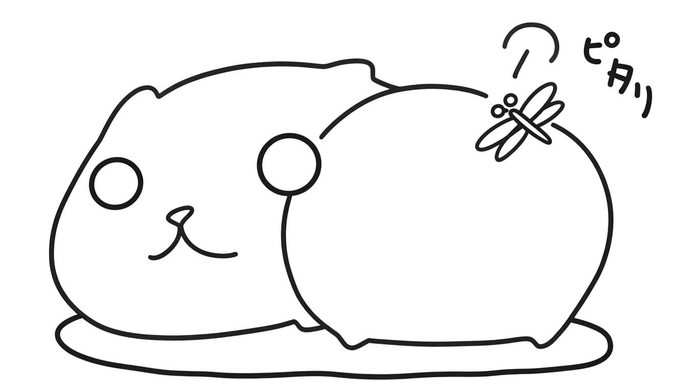 画像 カピバラさん ぬりえ