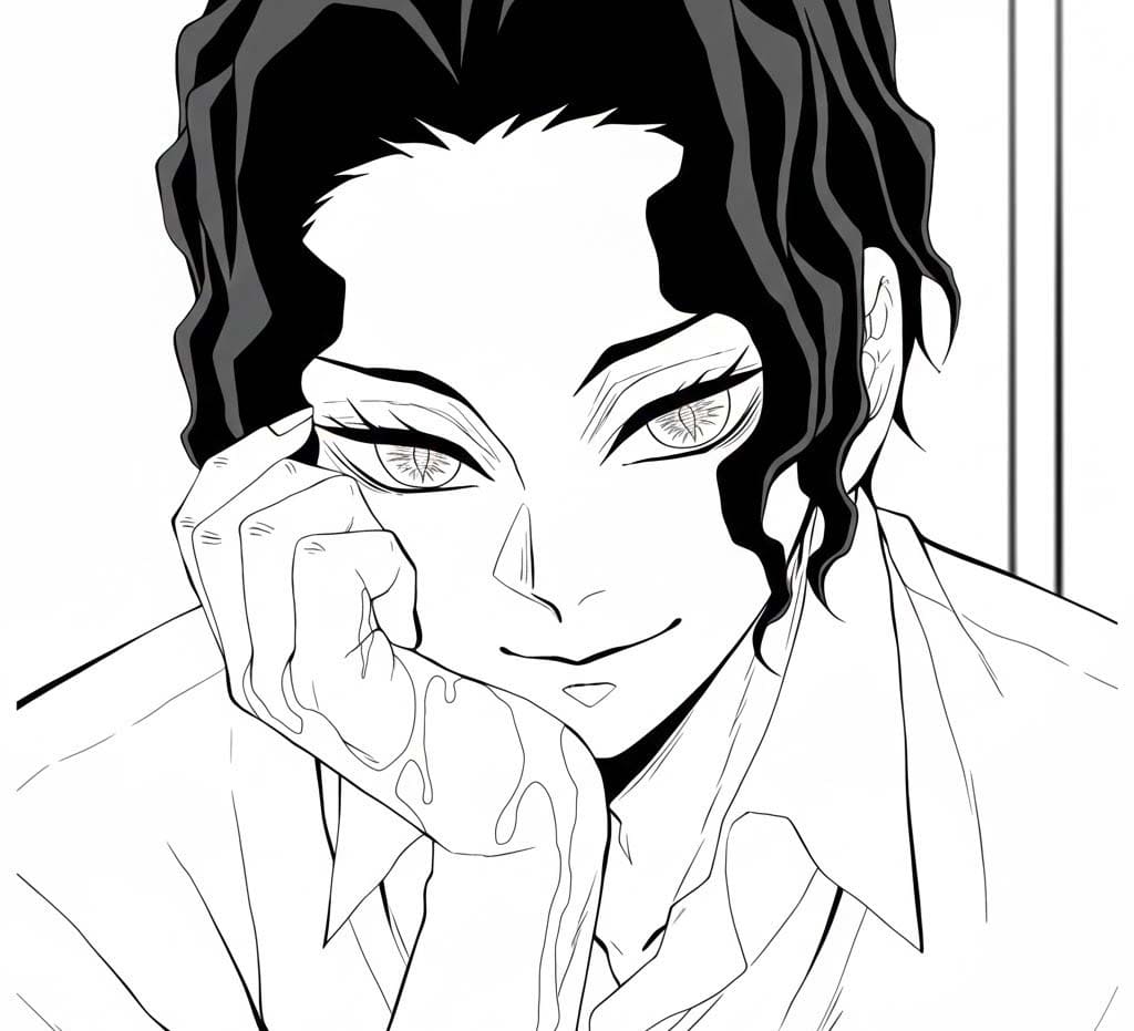 画像 鬼舞辻無惨 印刷 ぬりえ