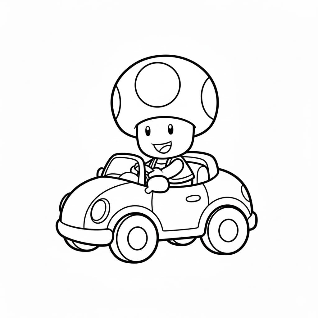 画像 キノピコ 単純 ぬりえ