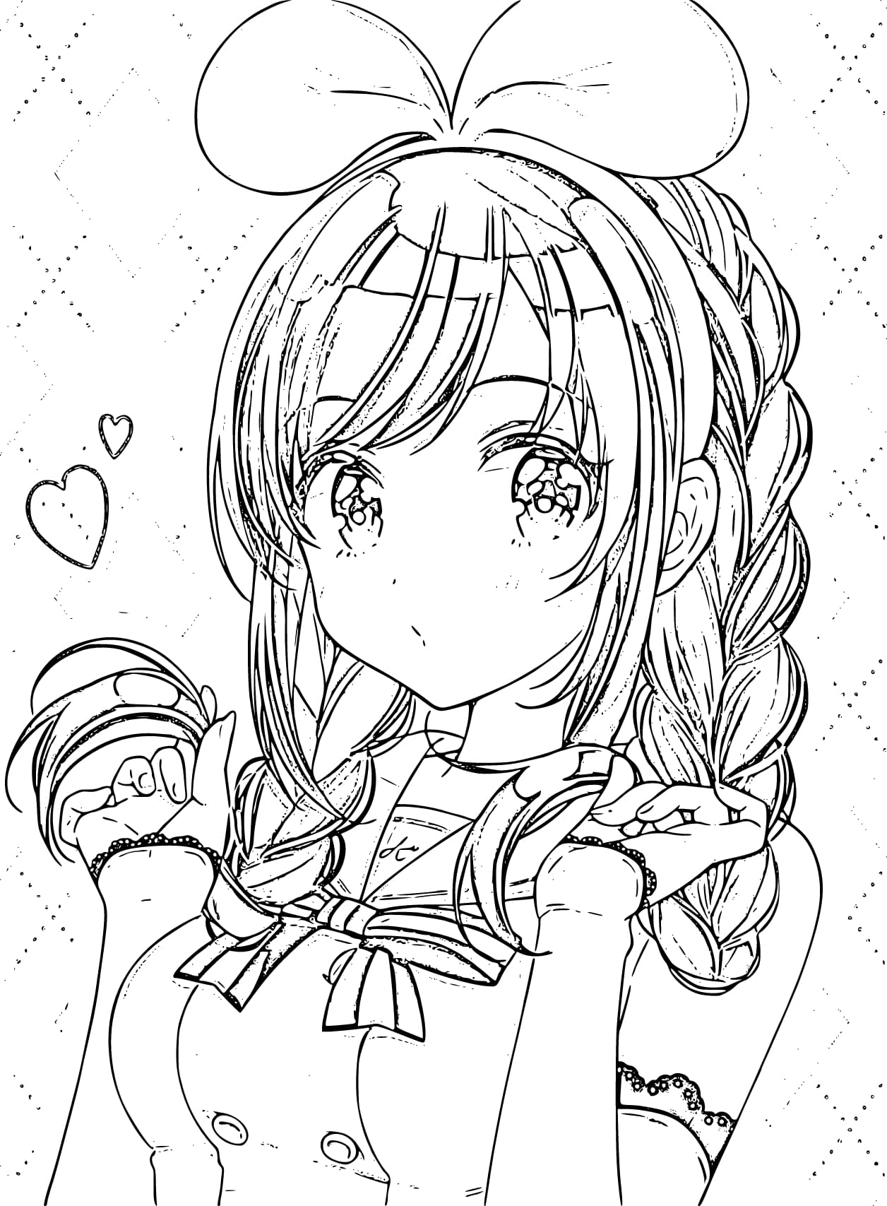 画像 キズナアイ基本的な ぬりえ