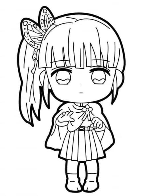 画像 栗花落カナヲ ぬりえ