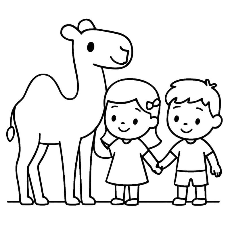 画像 キャメル 無料で ぬりえ