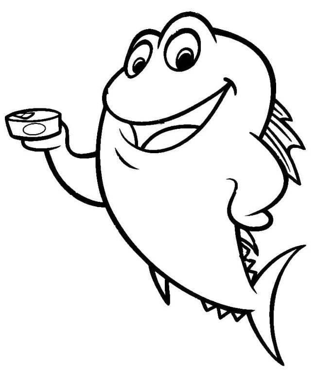 画像 マグロ 無料で ぬりえ