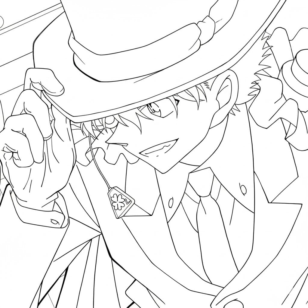 画像 まじっく快斗 無料で印刷可能 ぬりえ