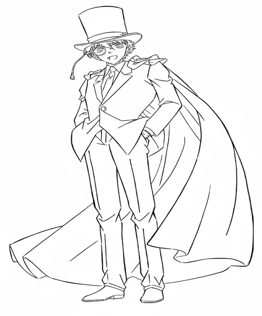 画像 まじっく快斗 単純 ぬりえ