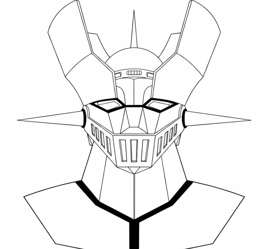 画像 マジンガーZ 印刷 ぬりえ