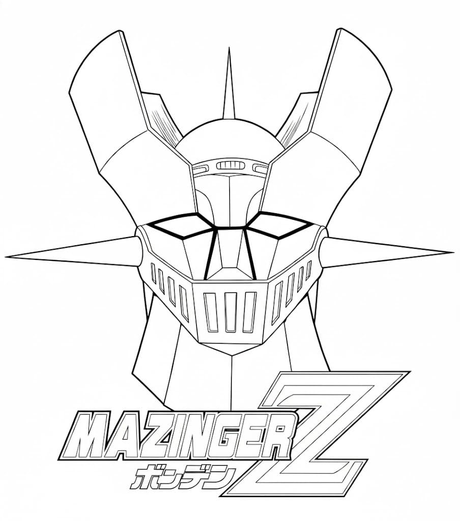画像 マジンガーZ 簡単 ぬりえ