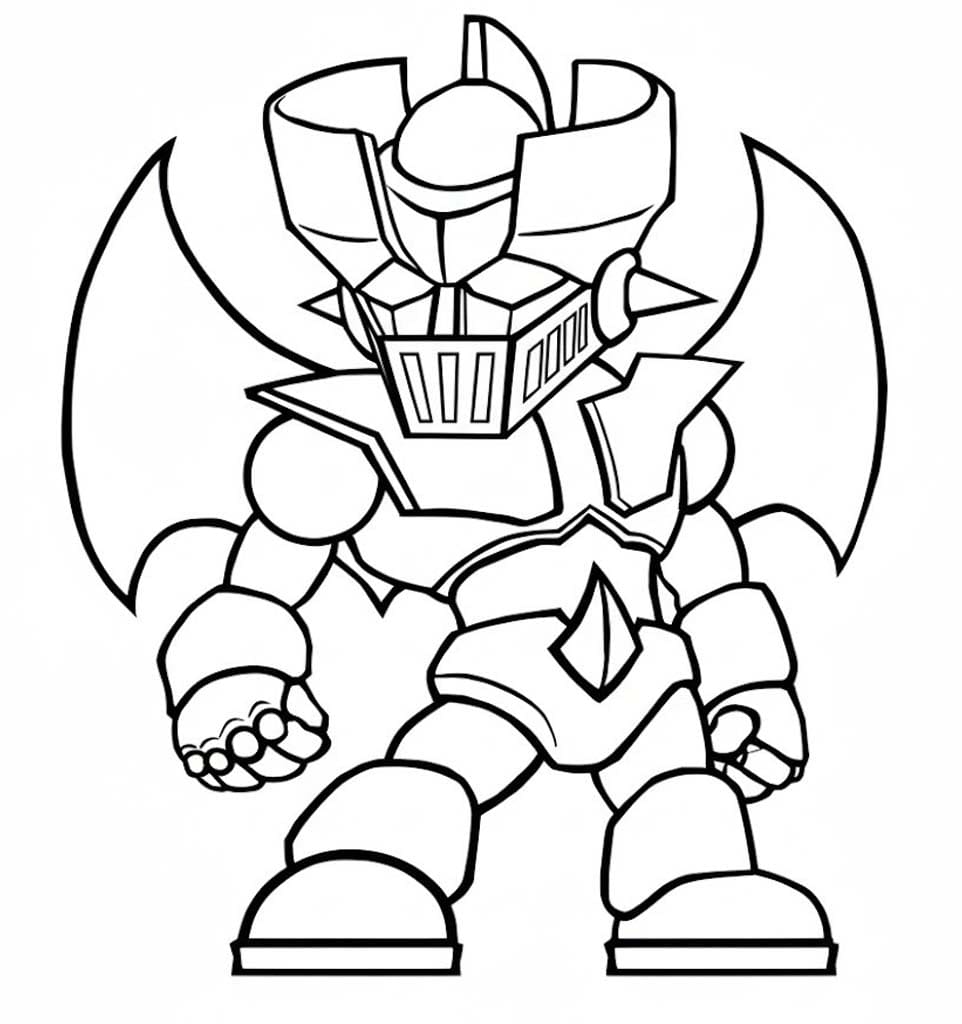 画像 マジンガーZ 基本的な ぬりえ