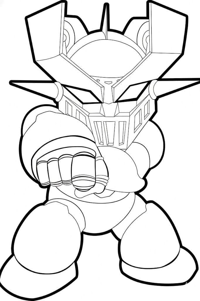 画像 マジンガーZ 単純 ぬりえ