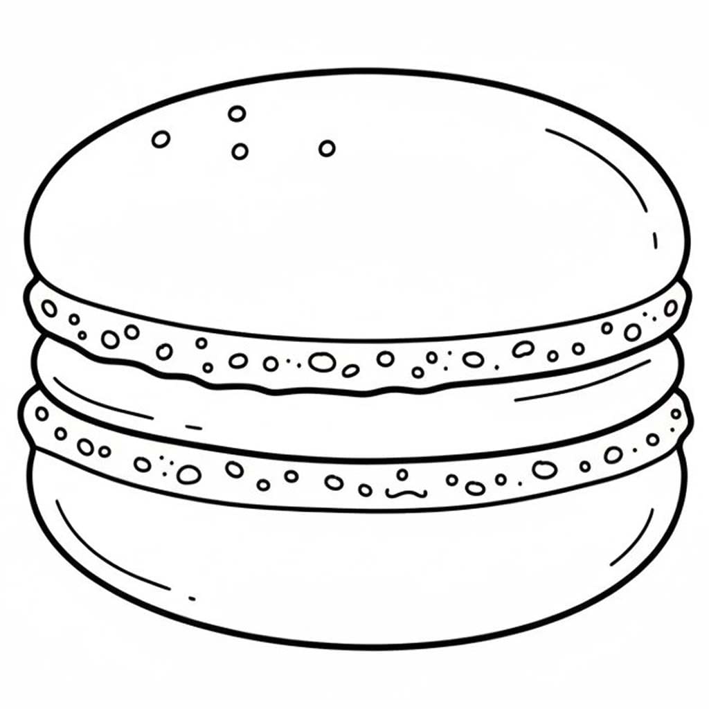 画像 マカロン 印刷可能 ぬりえ