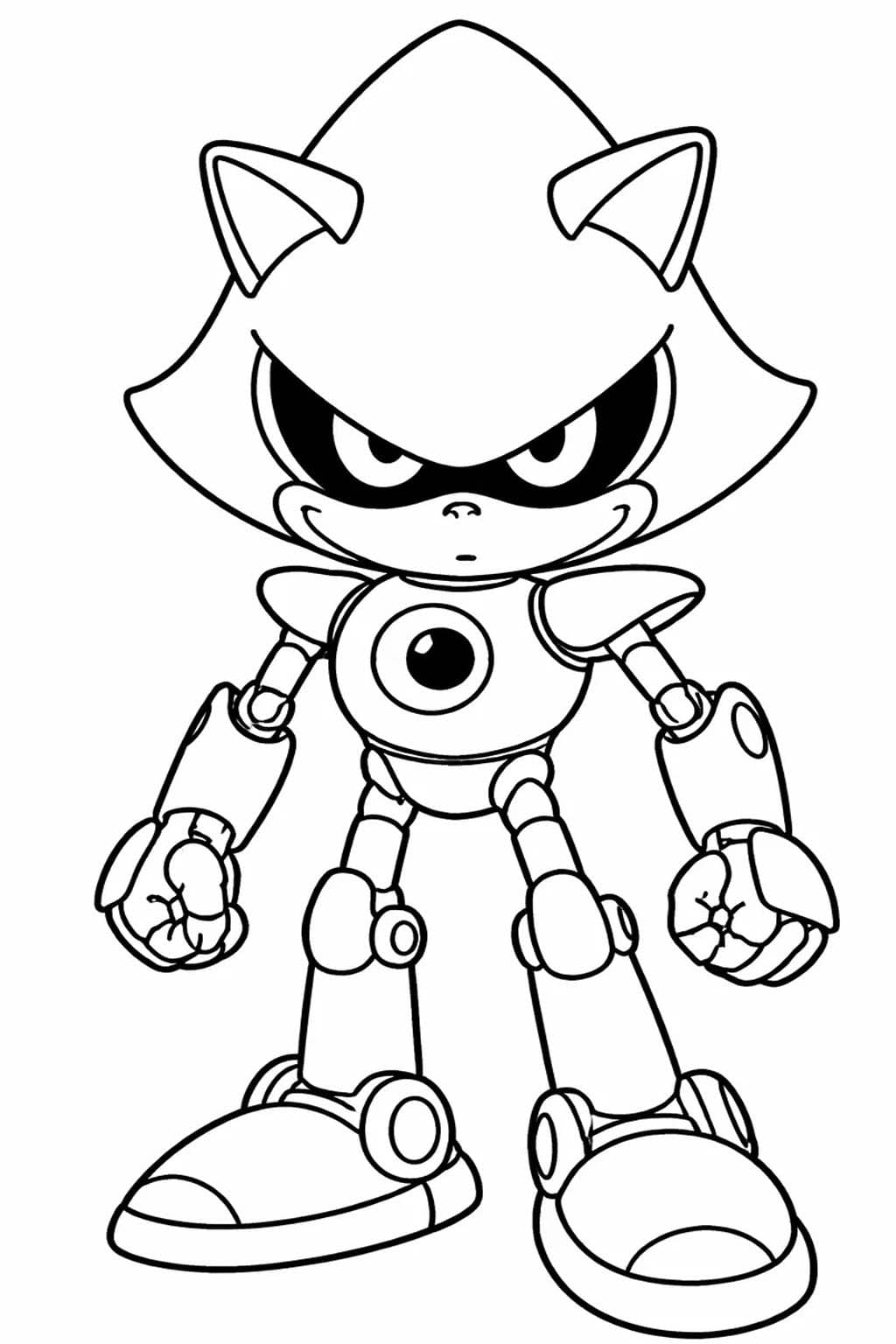 画像 メタルソニック 印刷可能 ぬりえ