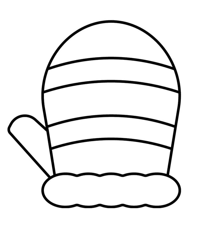 画像 ミトン ぬりえ