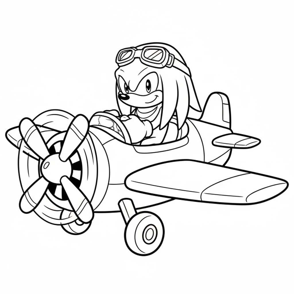 画像 ナックルズ 無料で ぬりえ