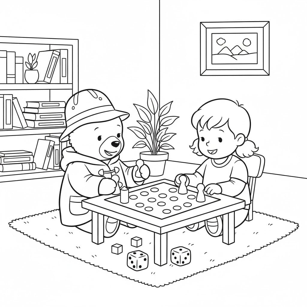 画像 パディントン ぬりえ