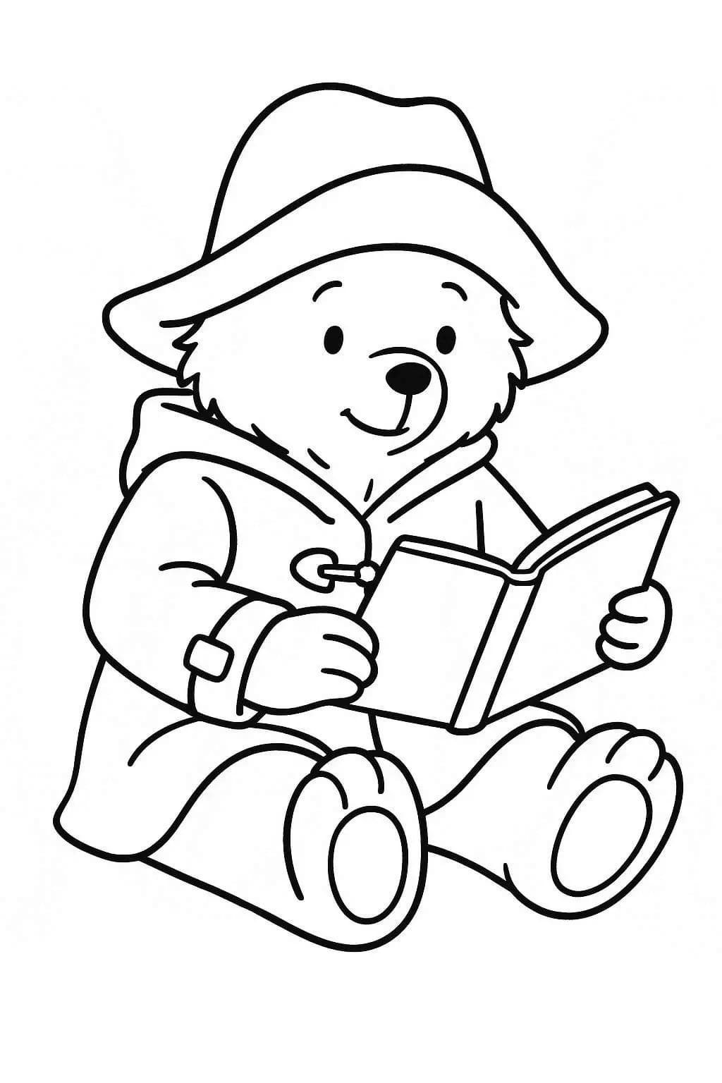 画像 パディントン 単純 ぬりえ