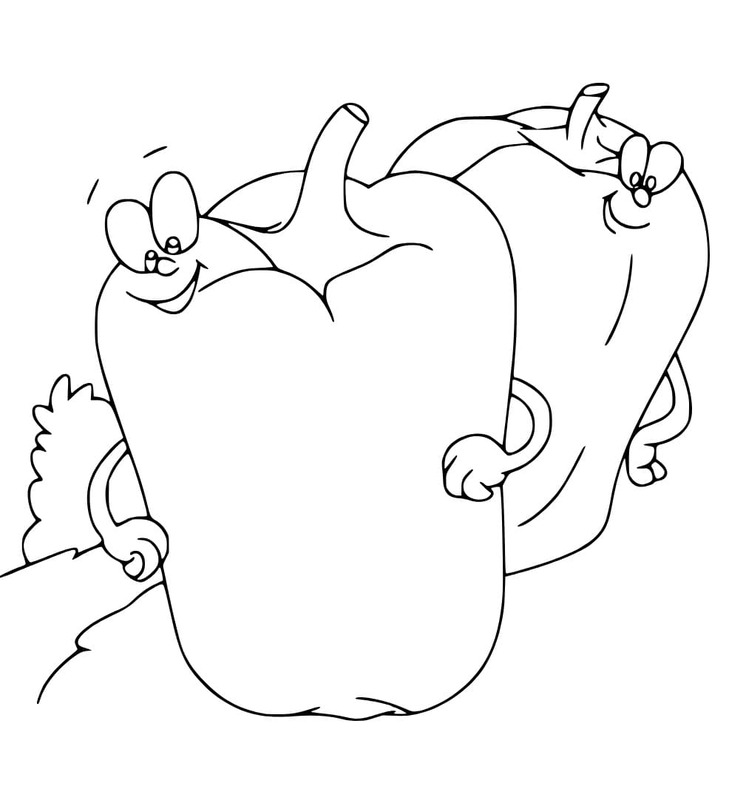 画像 ピーマン 印刷可能 ぬりえ