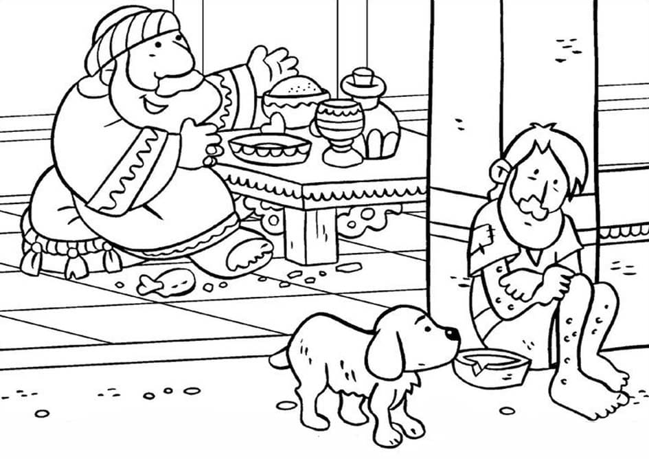 画像 ラザロ 基本的な ぬりえ