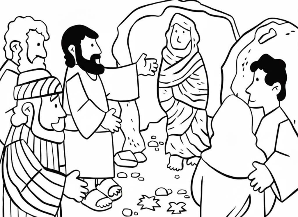 画像 ラザロ 無料で印刷可能 ぬりえ