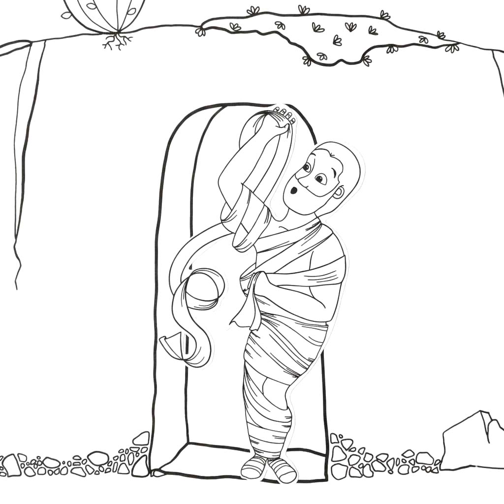 画像 ラザロ ぬりえ