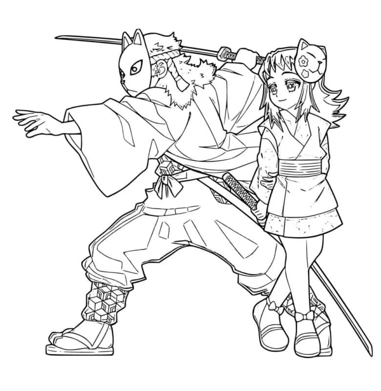 画像 錆兎 印刷 ぬりえ