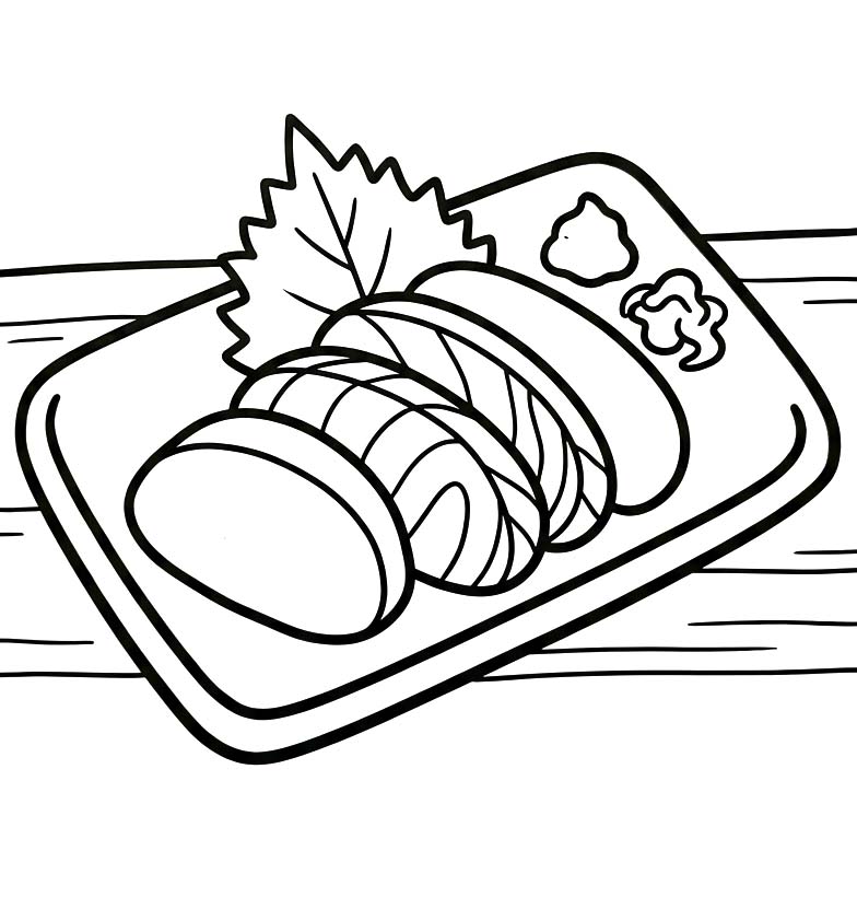 画像 刺身 簡単 ぬりえ