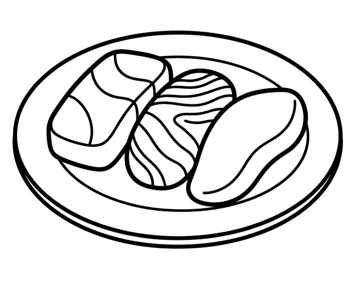 画像 刺身 無料 ぬりえ