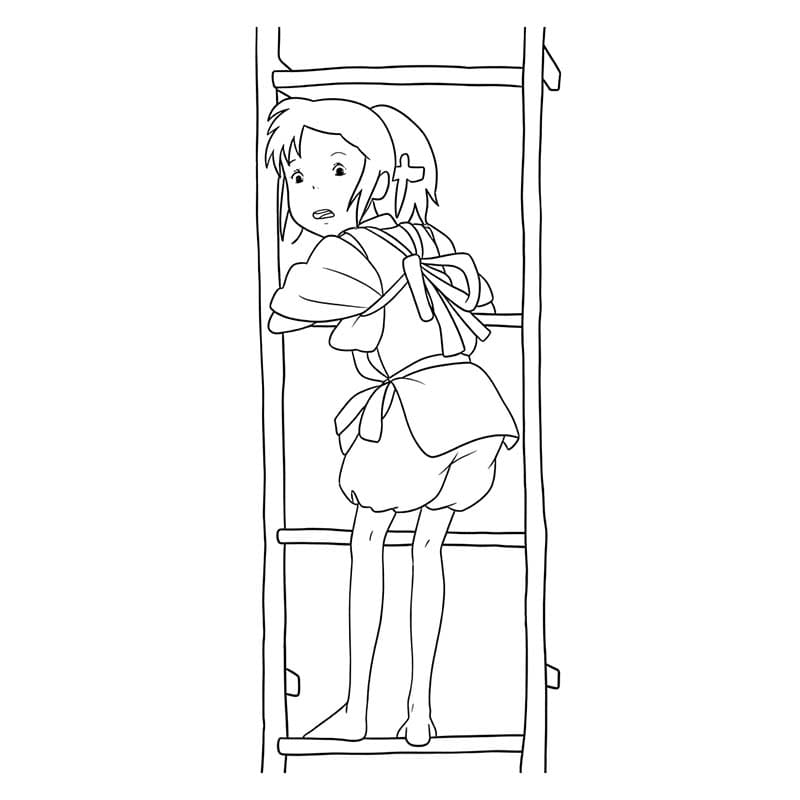 画像 千と千尋の神隠し 基本的な ぬりえ