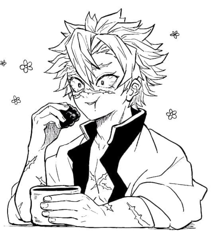 画像 しなずがわさねみ 単純 ぬりえ